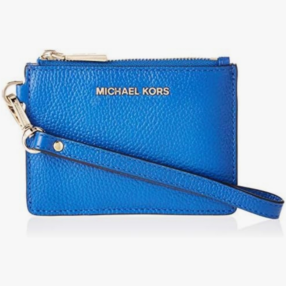 NWOT Michael Kors Blue Wristlet Cardholder